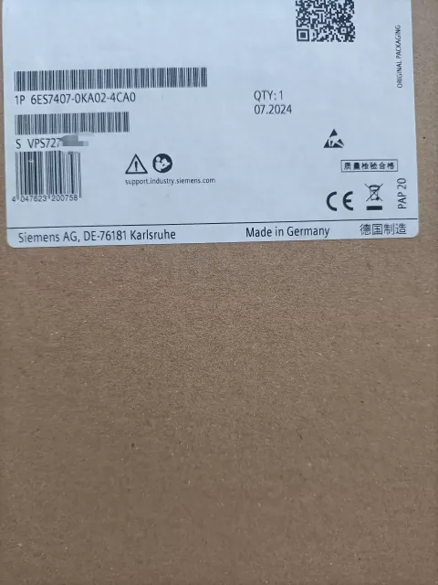 Siemens 6ES7407-0KA02-4CA0 Power Electronics Module product photo 1