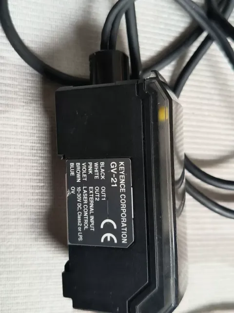 KEYENCE GV-21 + GV-H45L Industrial Sensor — product photo 9 of 13