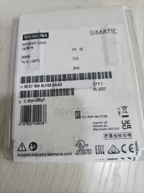 Siemens 6ES7954-8LF03-0AA0 Industrial Automation Component — product photo 3 of 3