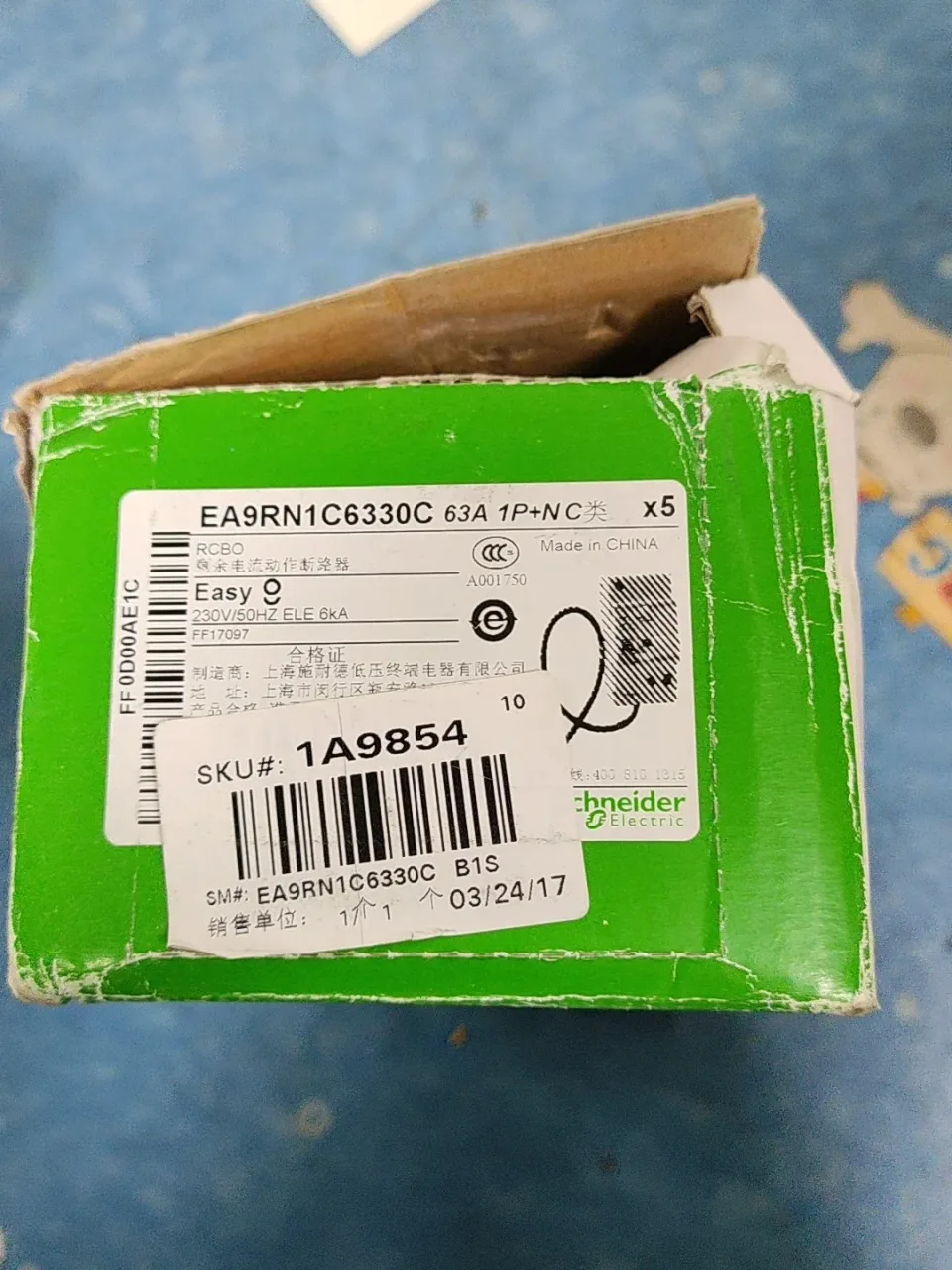 Schneider Electric EA9RN1C6330C Industrial Automation Component product photo 1