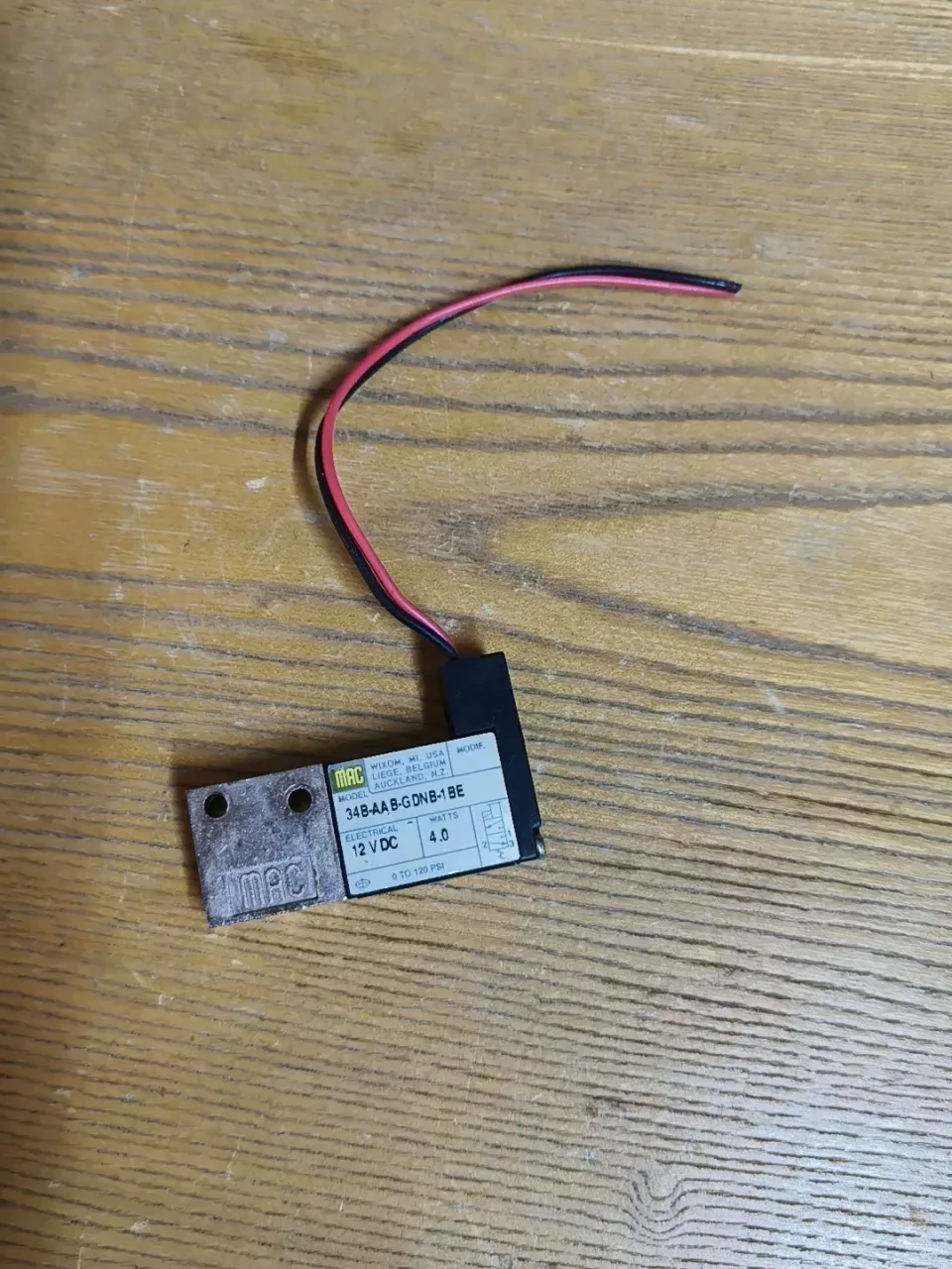 MAC Valves 34B-AA-B-GDNB-1BE Industrial Automation Component product photo 1