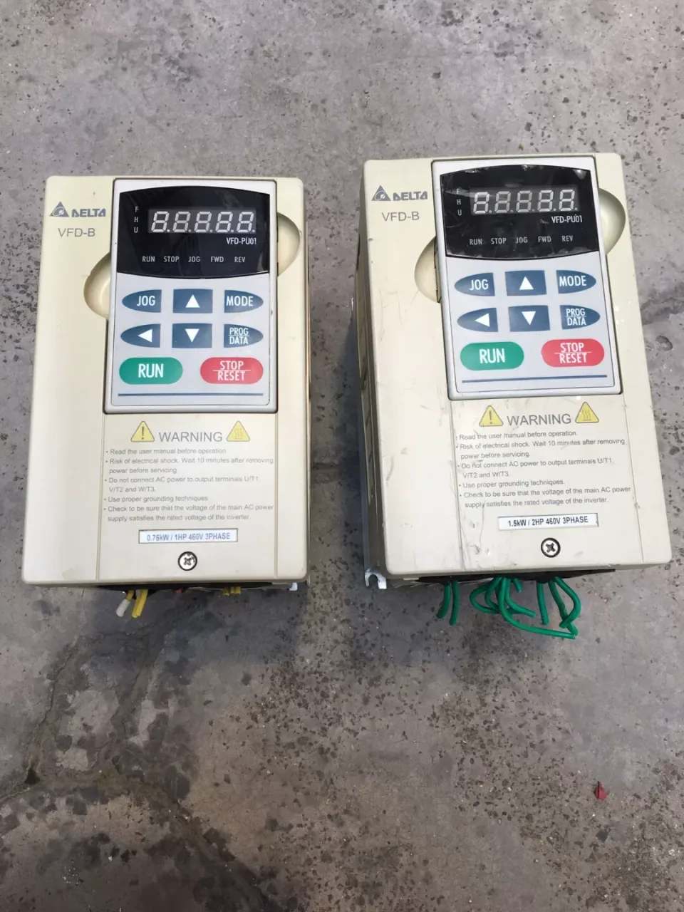 Delta VFD007B43A / VFD015B43A Motor & Drive Component product photo 1