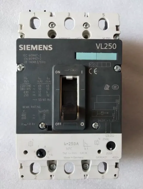 Siemens 3VL3725-3DC36-0AA0 Industrial Automation Component product photo 1