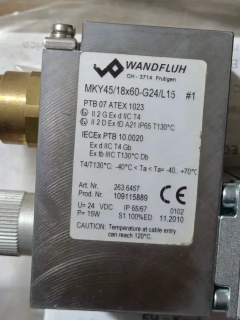 Wandfluh MKY45/18x60-G24/L15 / Art. 263.6457 Industrial Automation Component — product photo 4 of 18