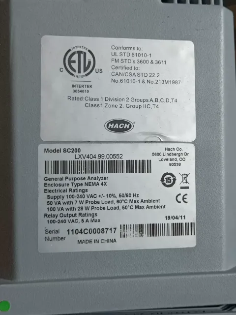 Hach LXV404.99.00552 / LXV404.99.00002 / LXV404.99.00502 Industrial Control Board product photo 2