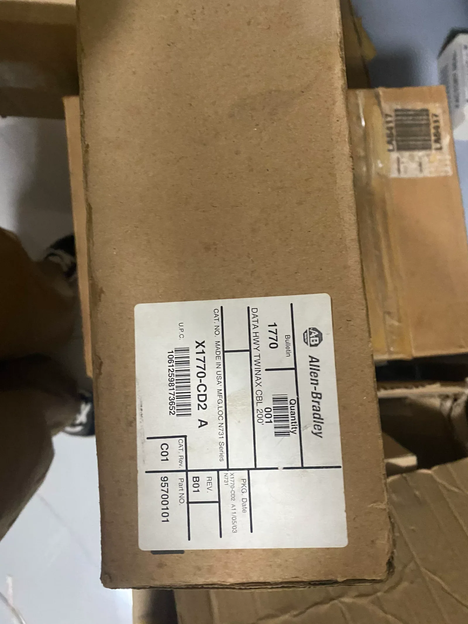 Allen-Bradley 1770-CD2 Industrial Automation Component product photo 1