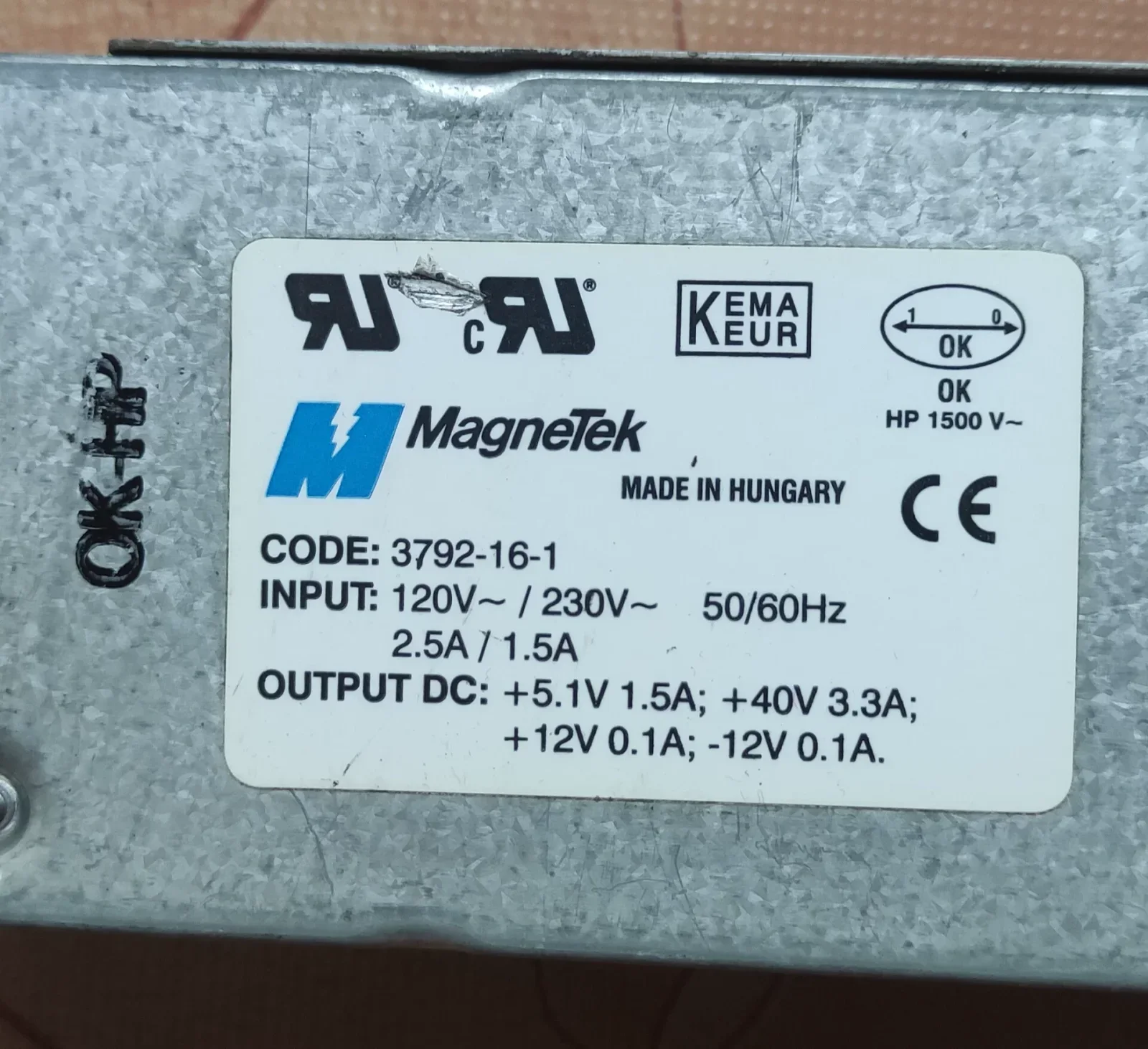 MagneTek 3792-16-1 Power Electronics Module product photo 1