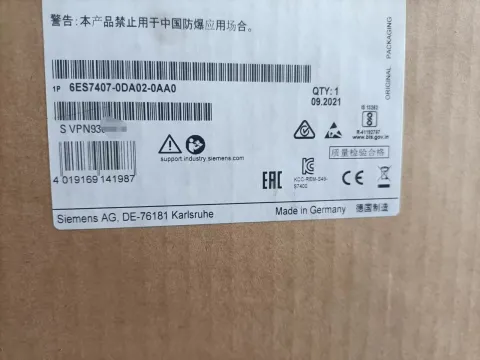 Siemens 6ES7407-0DA02-0AA0 Power Electronics Module product photo 1