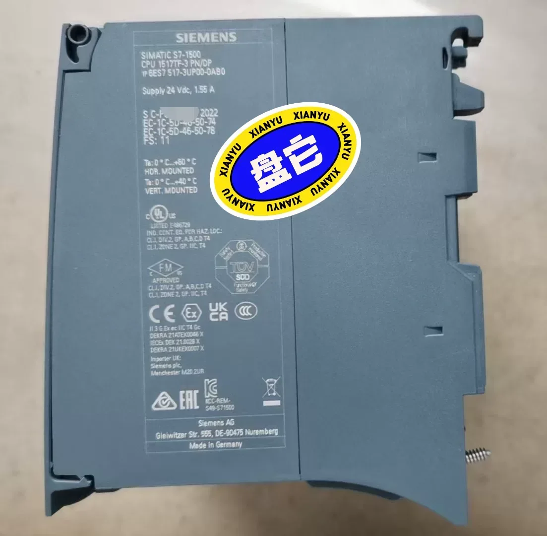 Siemens 6ES7517-3UP00-0AB0 Industrial Automation Component — product photo 1 of 3