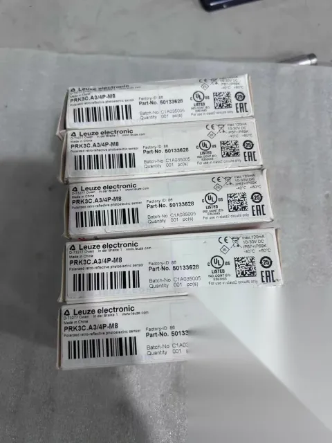 Leuze electronic PRK3C.A3/4P-M8 Industrial Sensor product photo 1