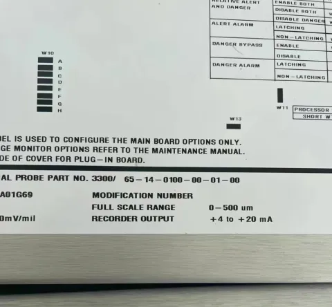 Bently Nevada 3300/65-14-0100-00-01-00 Industrial Automation Component product photo 3