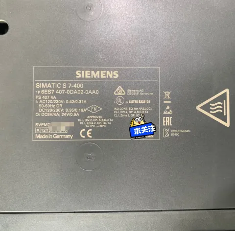 Siemens 6ES7407-0DA02-0AA0 Power Electronics Module — product photo 6 of 7