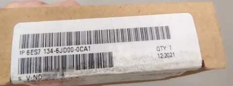 Siemens 6ES7134-6JD00-0CA1 Industrial Automation Component product photo 1