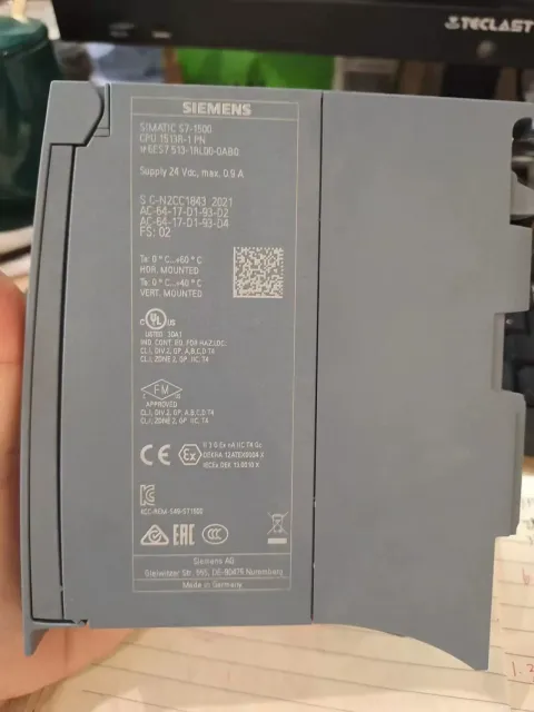 Siemens 6ES7513-1RL00-0AB0 PLC Module — product photo 10 of 15