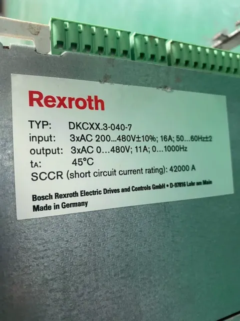 Bosch Rexroth / Indramat DKC02.3-040-7-FW Motor & Drive Component product photo 2