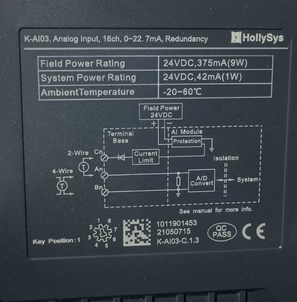 HollySys K-AI03 Industrial Automation Component product photo 1