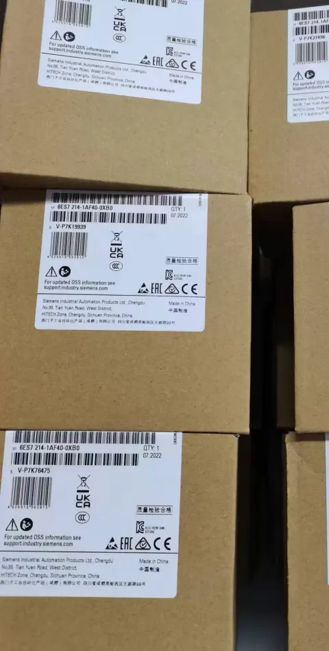 Siemens 6ES7214-1AF40-0XB0 Industrial Automation Component product photo 1