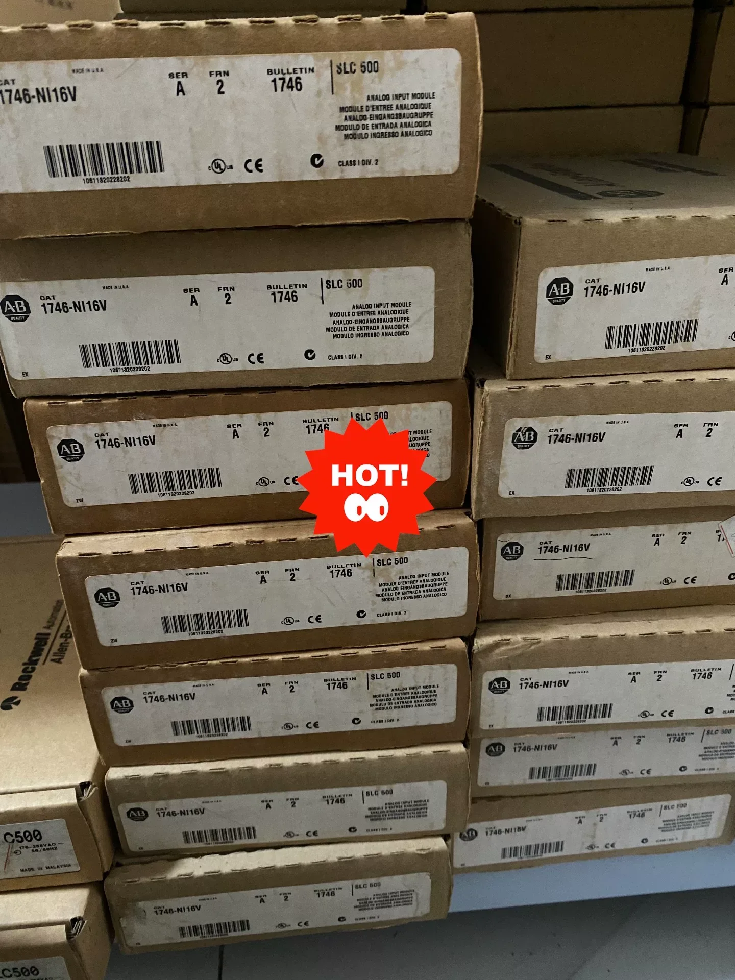 Allen-Bradley 1746-NI16V Series A FRN 2 Industrial Automation Component product photo 1