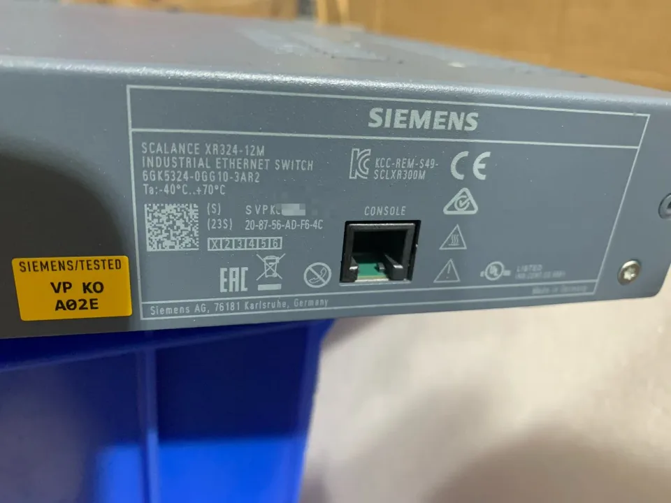 Siemens 6GK5324-0GG10-3AR2 Industrial Sensor product photo 1