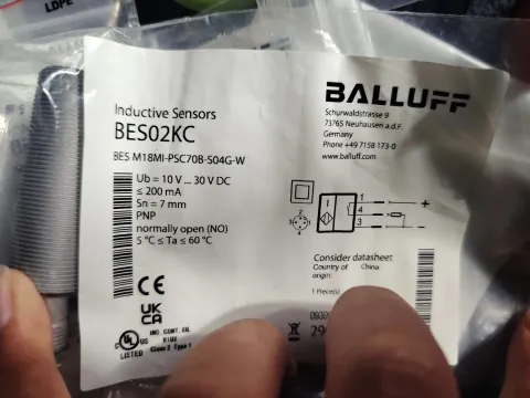 Balluff BES M08MG1-PSC20A-S04G-W Industrial Sensor product photo 1
