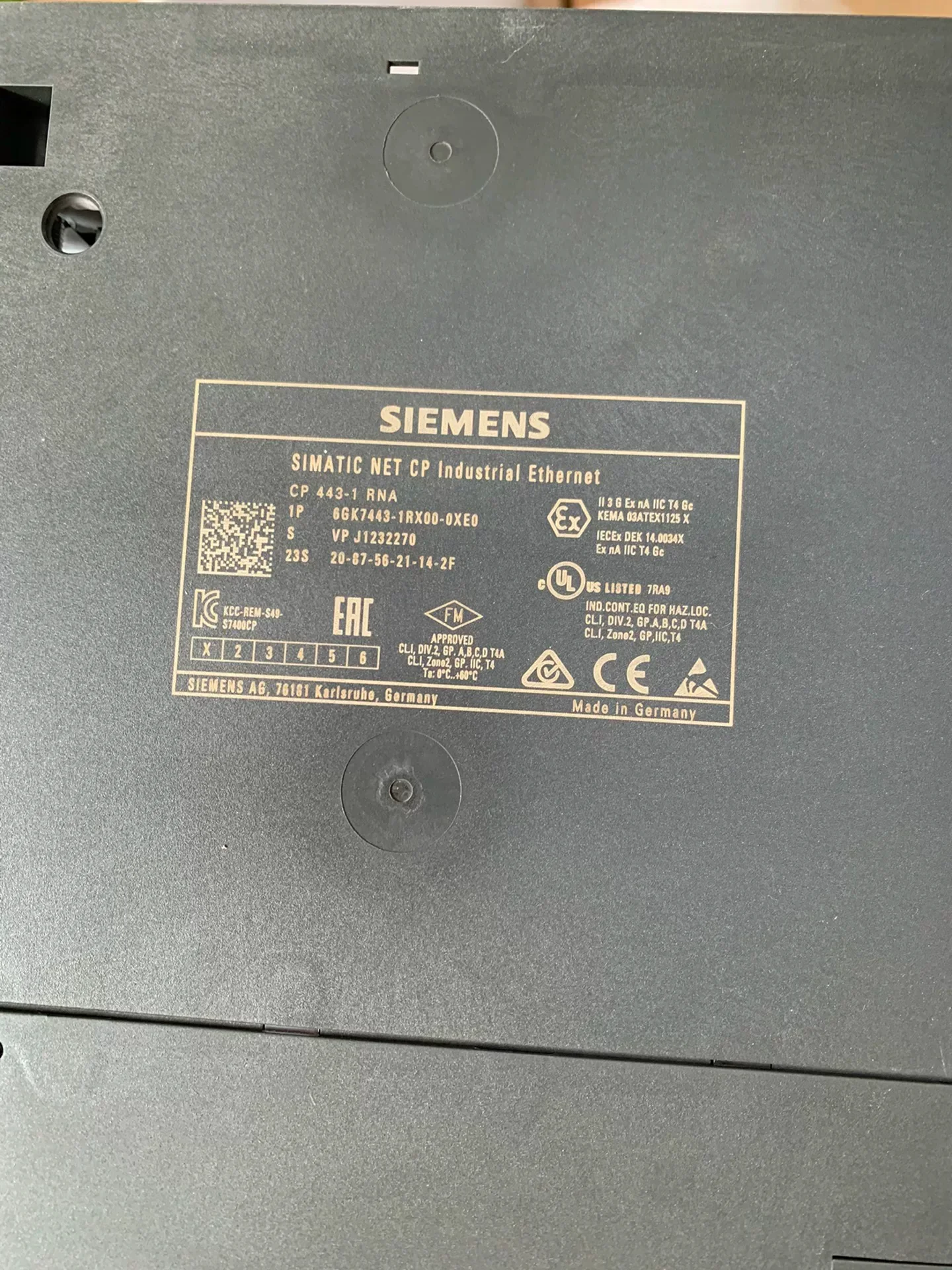 Siemens 6GK7443-1RX00-0XE0 Industrial Automation Component product photo 1