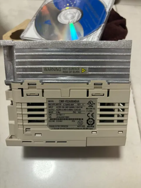 Yaskawa CIMR-VB2A0004BAA Motor & Drive Component product photo 3