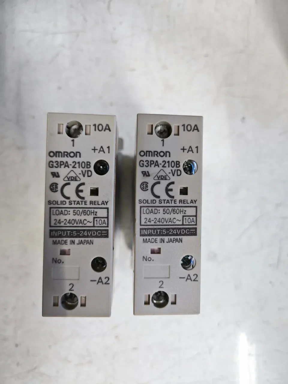 OMRON G3PA-210B-VD DC5-24 Industrial Relay product photo 1