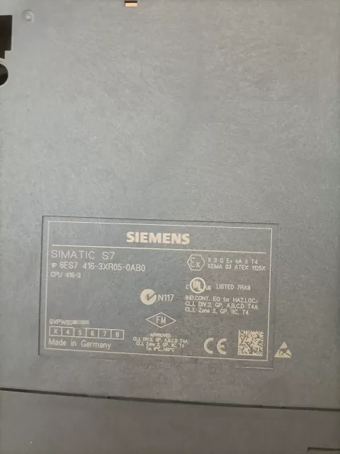 Siemens 6ES7 416-3XR05-0AB0 Industrial Automation Component product photo 1