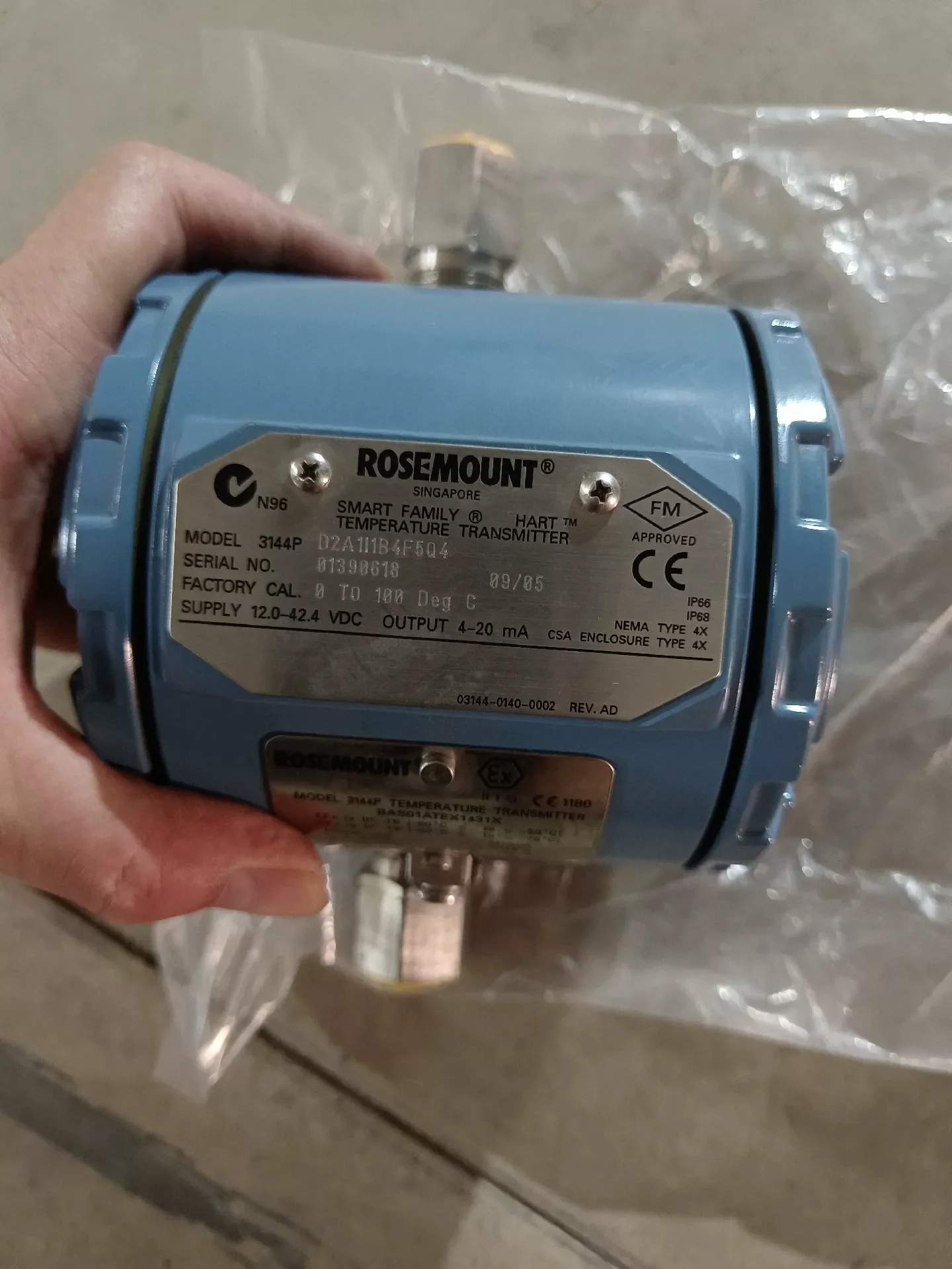 Rosemount 3144PD2A1I1B Industrial Automation Component product photo 1