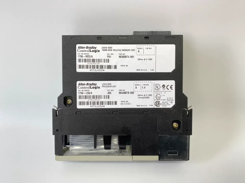 Allen-Bradley 1756-L55/A + 1756-M22/A Industrial Control Board product photo 1