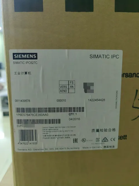 Siemens 6ES7647-6CE35-0AA0 Industrial Automation Component product photo 1