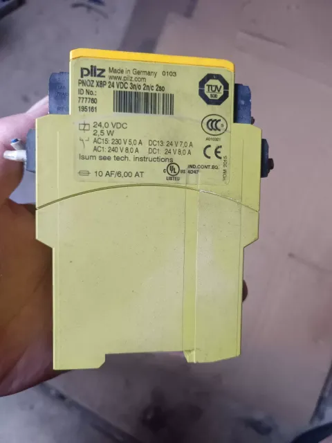 PILZ 777760 / PNOZ X8P Industrial Relay product photo 3