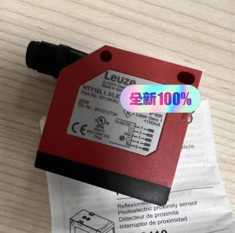 Leuze HT110L1.3/L6T-M12 / 50138062 / LS5 / 50132418 / LE5/4-P2 / 50146993 Industrial Sensor product photo 1