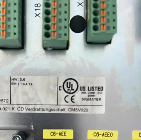 Sigmatek CM5V020 / 12-250-021-K Industrial Control Board product photo 3