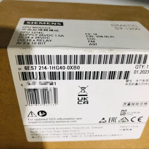 Siemens 6ES7214-1HG40-0XB0 PLC Module — product photo 17 of 17