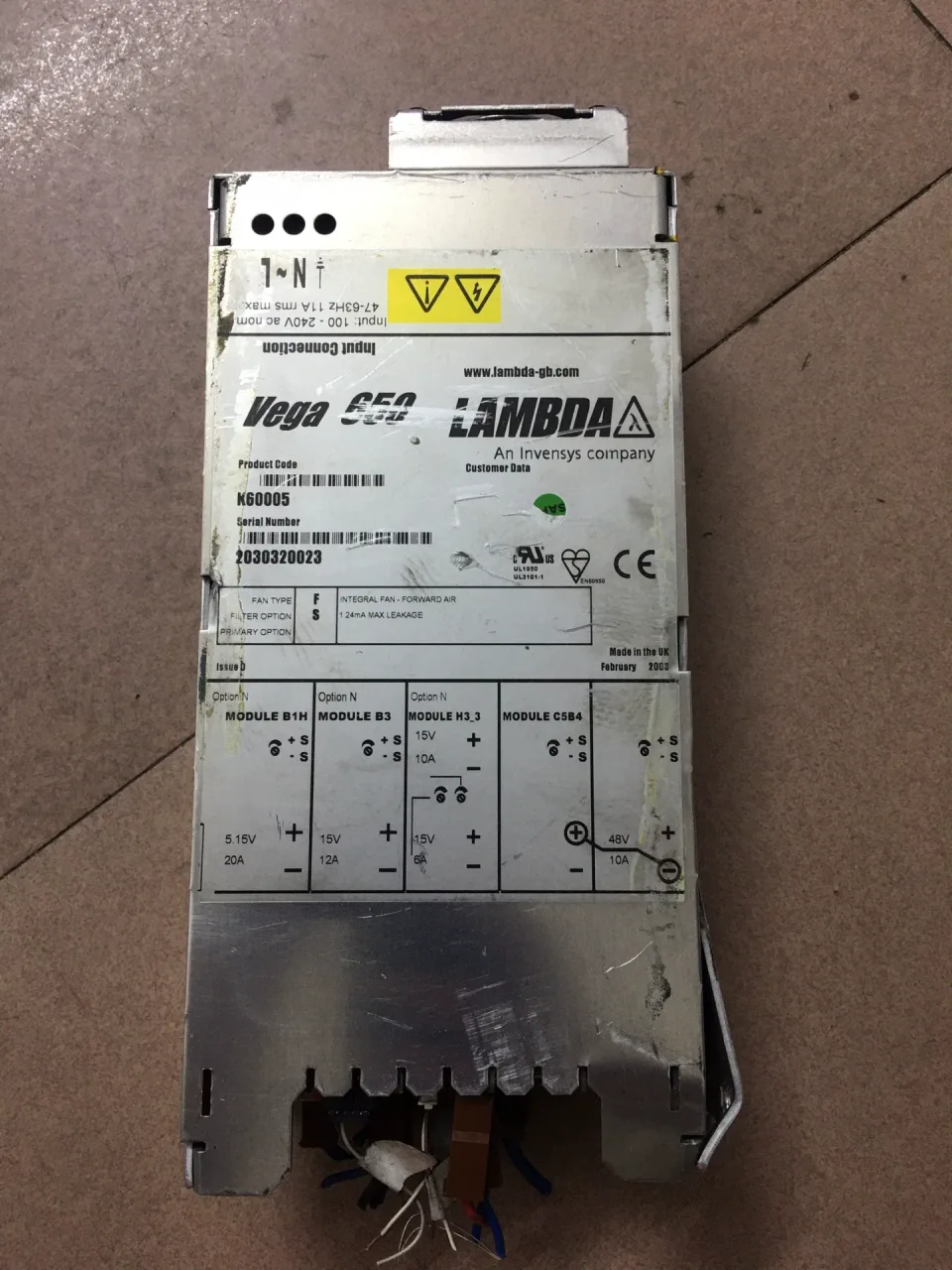 LAMBDA K60005 Power Electronics Module product photo 1