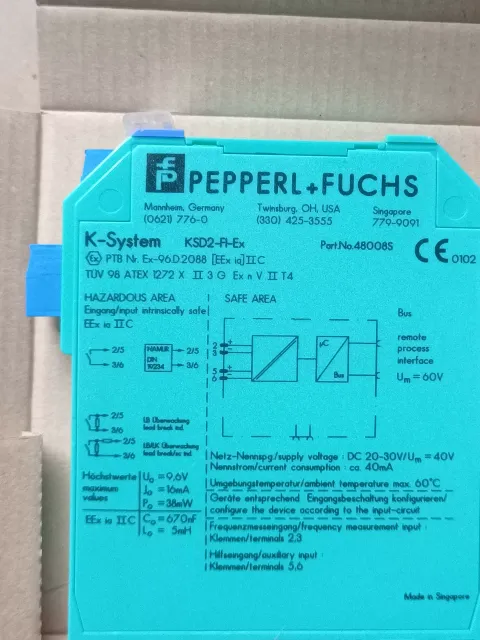 Pepperl+Fuchs KSD2-FI-Ex / 48008S Industrial Automation Component — product photo 2 of 18