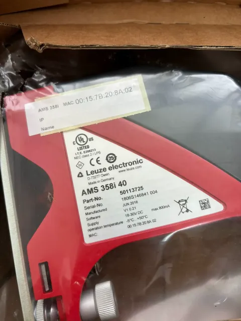 Leuze AMS 358i 40 Industrial Sensor product photo 4