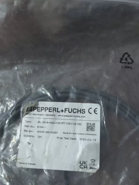 Pepperl+Fuchs ML100-8-HGU-100-RT/103/115/162 / 815411 Industrial Sensor product photo 2