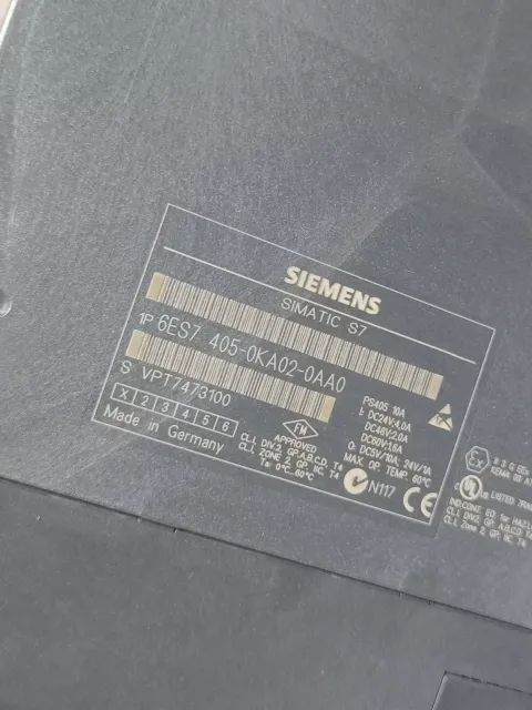 Siemens 6ES7405-0KA02-0AA0 Power Electronics Module — product photo 10 of 15