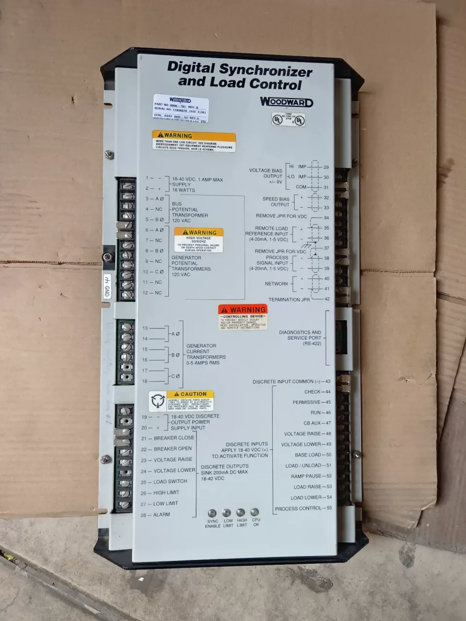 Woodward 9905-797 Industrial Control Board — product photo 1 of 18