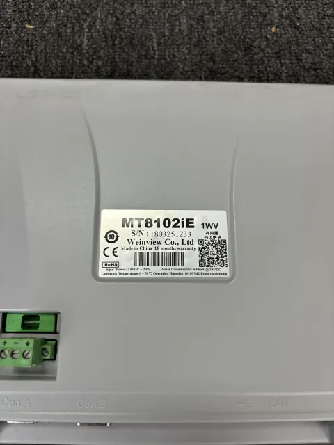 Weintek MT8102iE Industrial Automation Component product photo 3