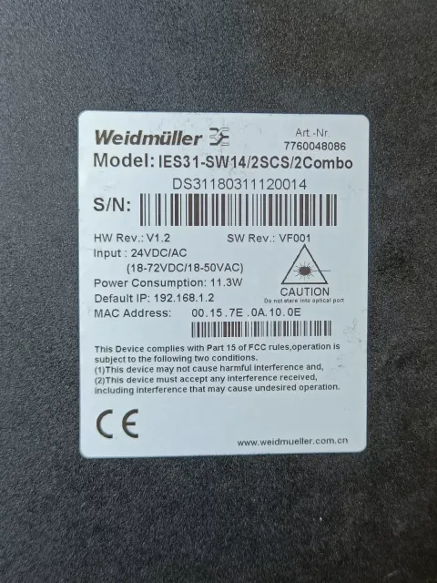 Weidmüller 7760048086 Industrial Sensor product photo 2