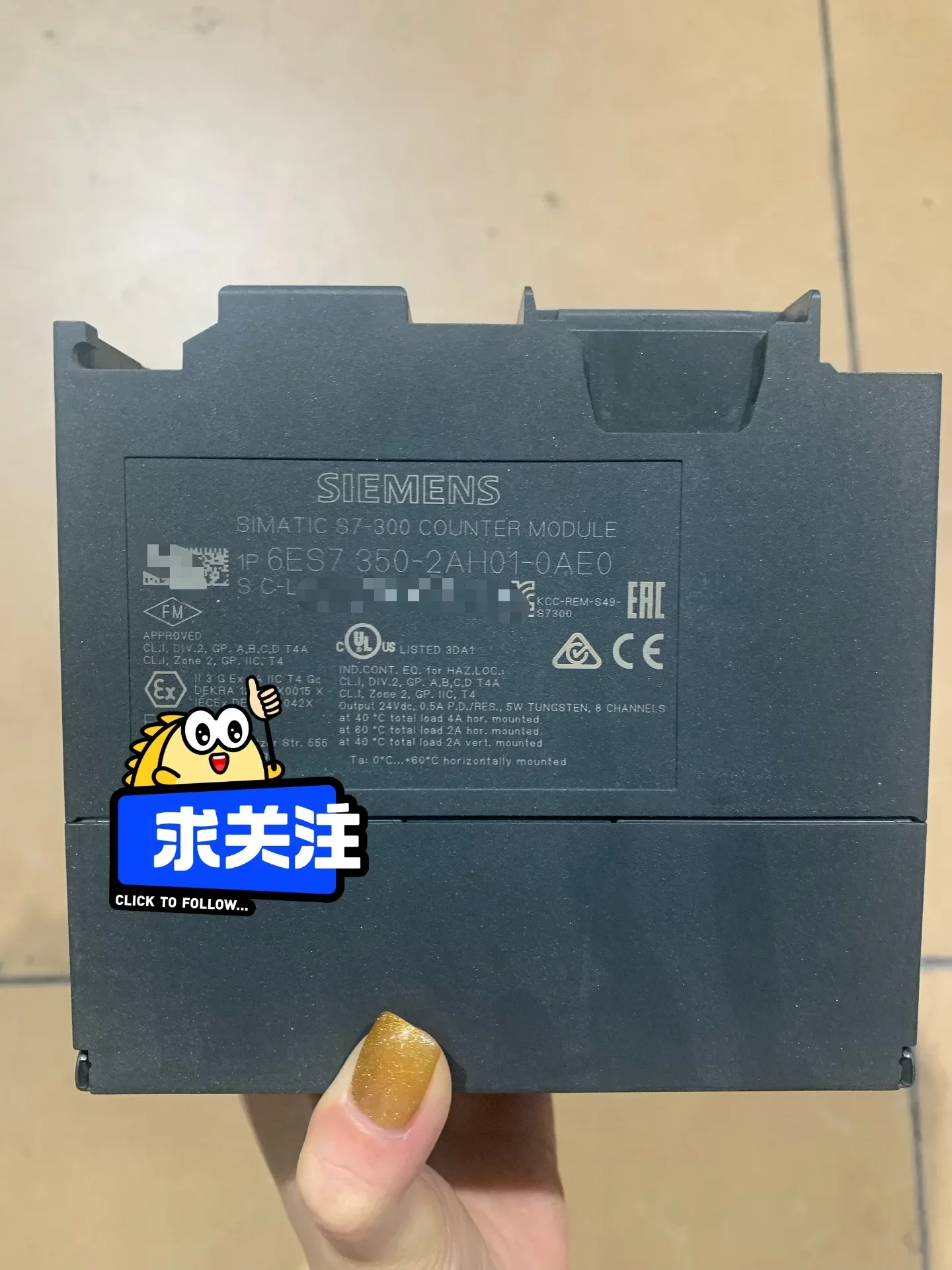Siemens 6ES7350-2AH01-0AE0 Industrial Automation Component — product photo 1 of 6