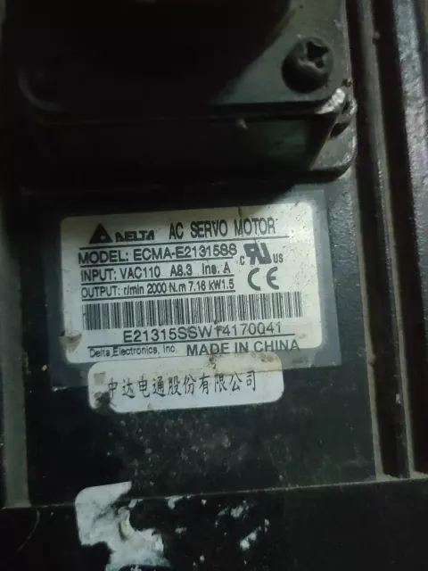 Delta ECMA-E21315SS Motor & Drive Component — product photo 3 of 18