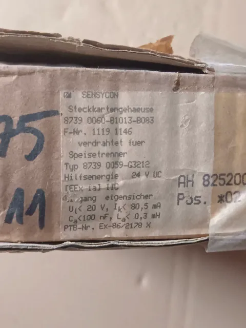 SENSYCON 8739 0060-B1013-B083 Industrial Automation Component product photo 2
