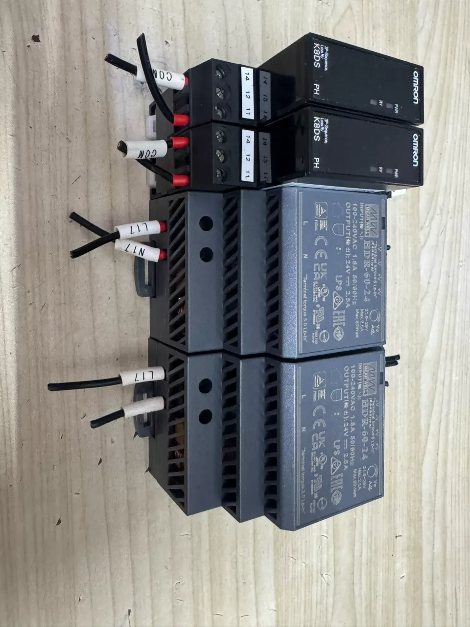OMRON / Mean Well K8DS-PH1 + HDR-60-24 Power Electronics Module product photo 1