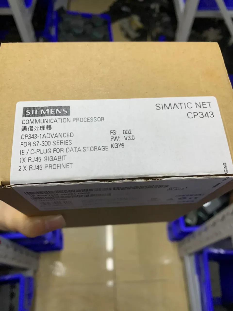 Siemens 6GK7343-1GX31-0XE0 PLC Module — product photo 1 of 18