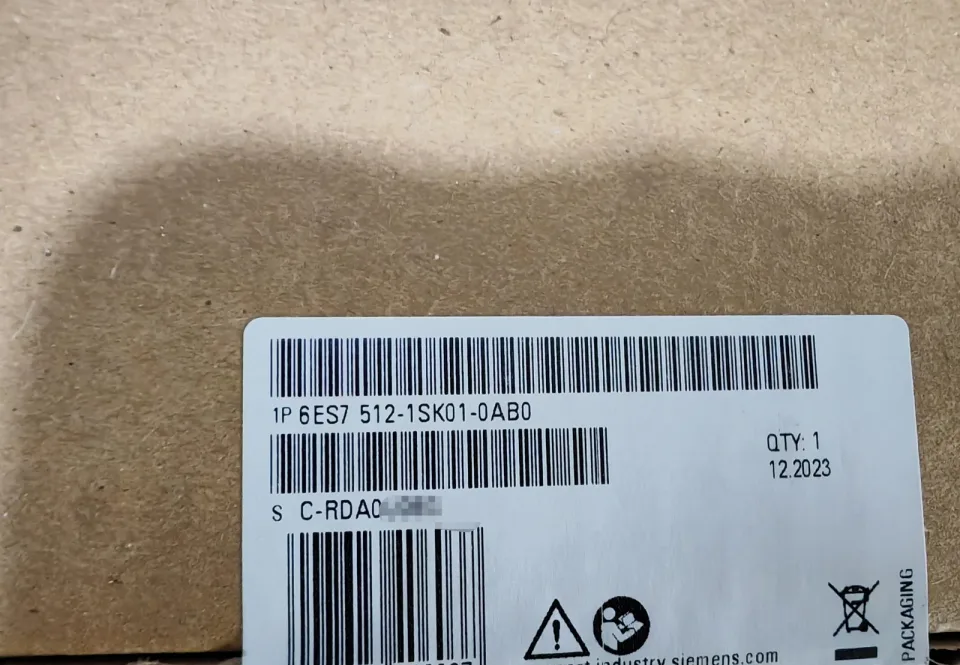 Siemens 6ES7512-1SK01-0AB0 Industrial Automation Component — product photo 1 of 4