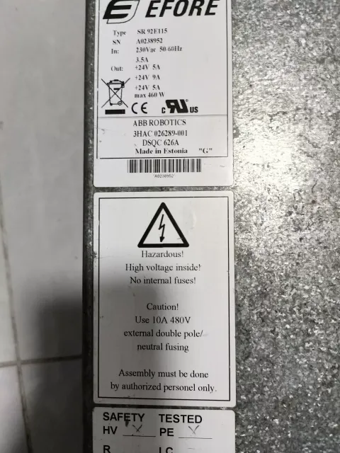 ABB 3HAC026289-001 / DSQC626A Power Electronics Module product photo 2